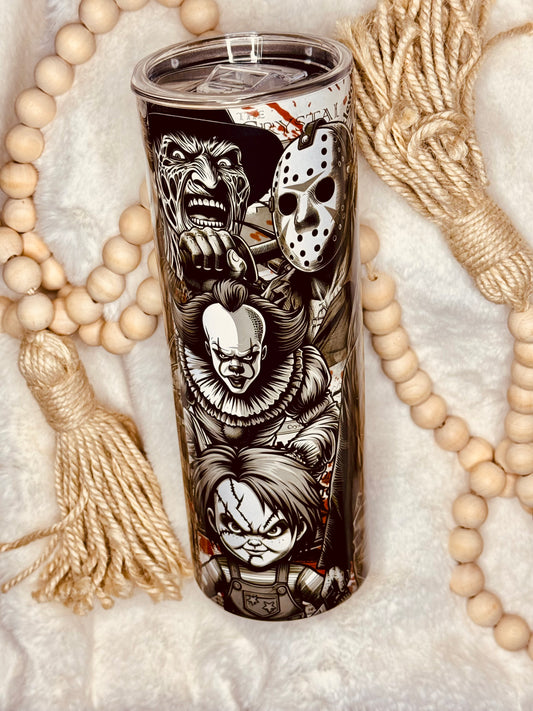 Horror Friends 20oz Skinny Tumbler