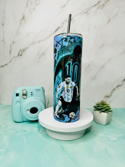 Messi 20oz Skinny Tumbler