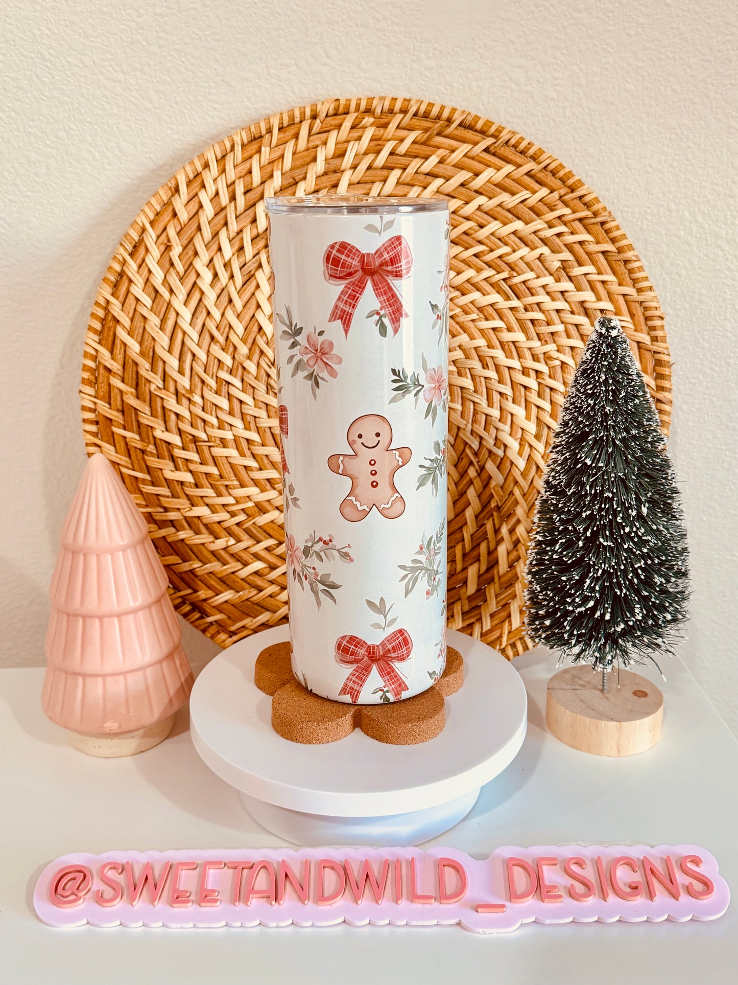 Coquette Gingerbread 20oz Skinny Tumbler