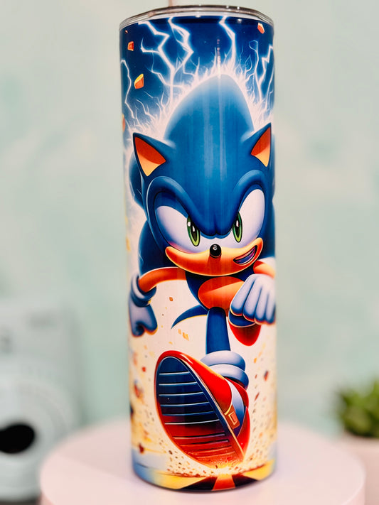 Sonic The Hedgehog 20oz Skinny Tumbler