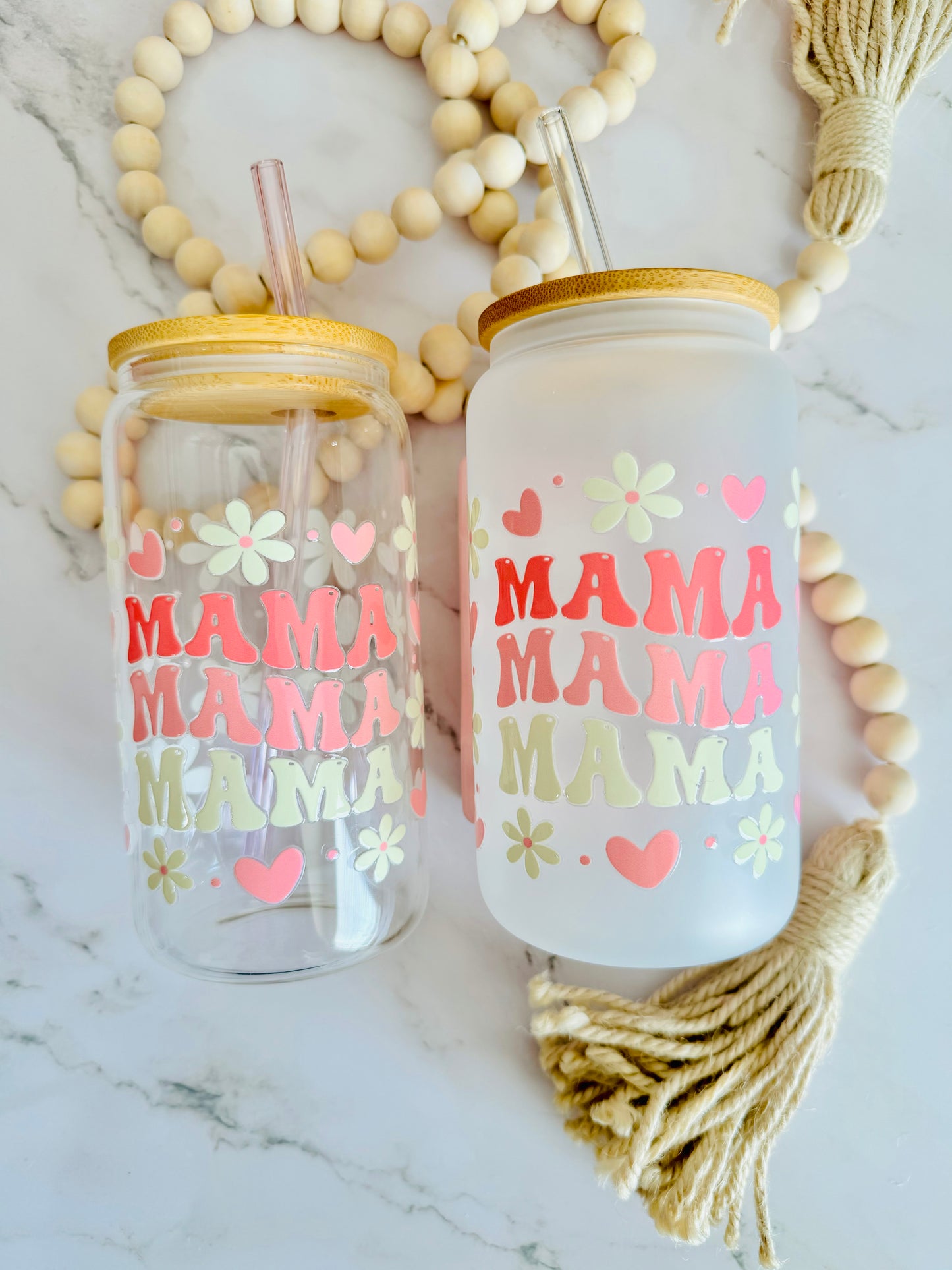 MAMA 16oz Glass Can