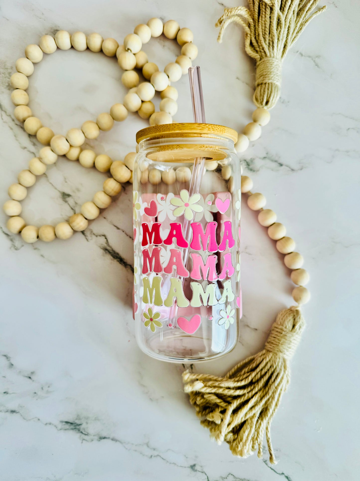 MAMA 16oz Glass Can