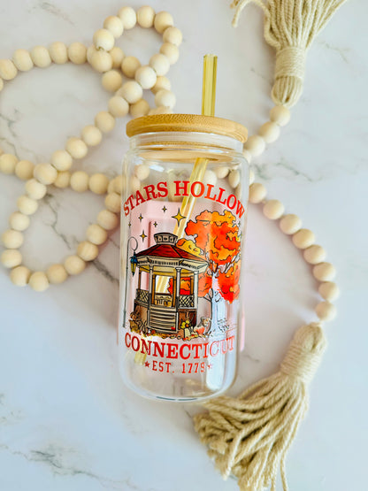 Stars Hollow 16oz Glass Can